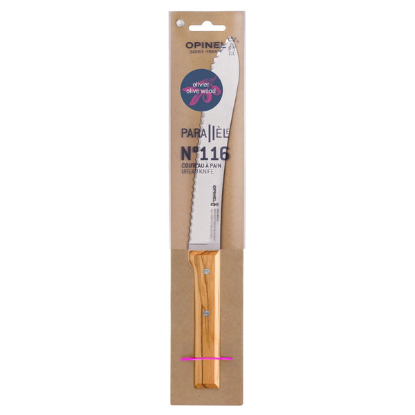 Serrated 8” Bread Knife | Olivewood