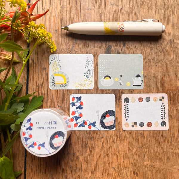 Relaxing Snack Time Roll Sticky Notes