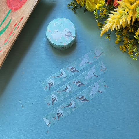 Shima Enaga (Snow Fairy) Bird | Washi Tape