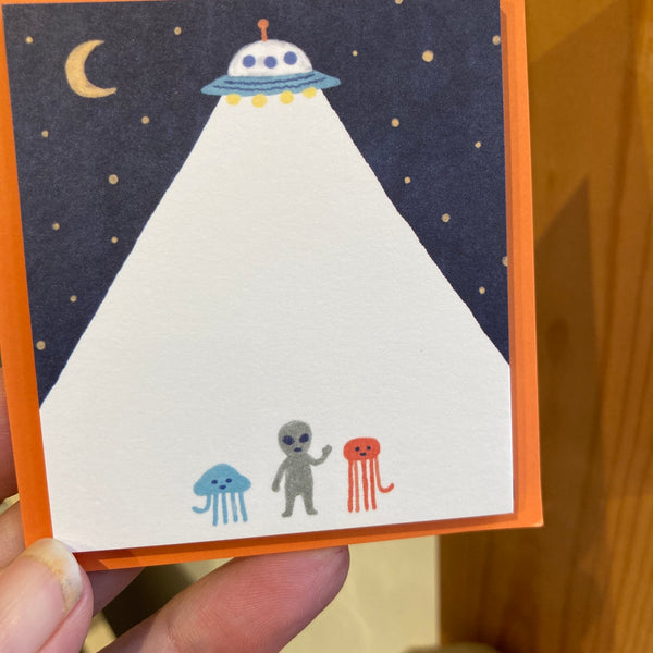 Alien UFO Sticky Note