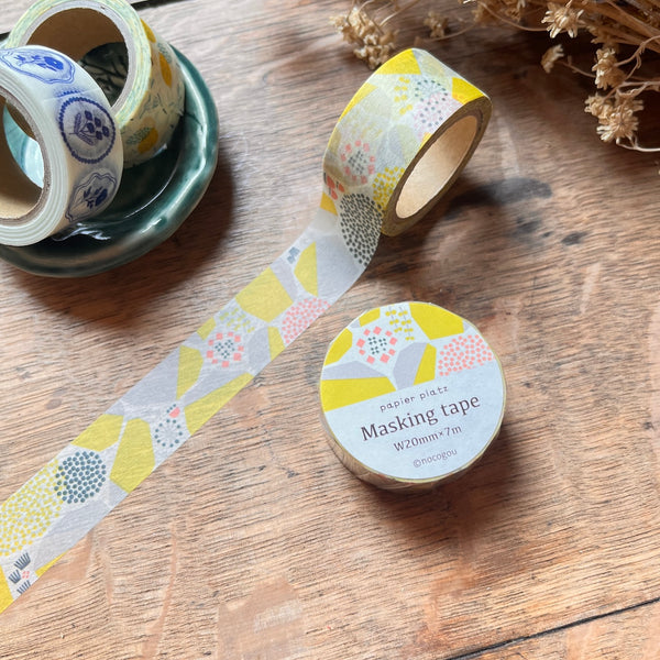 Stone Wall in Yellow | Nocogou Washi Tape