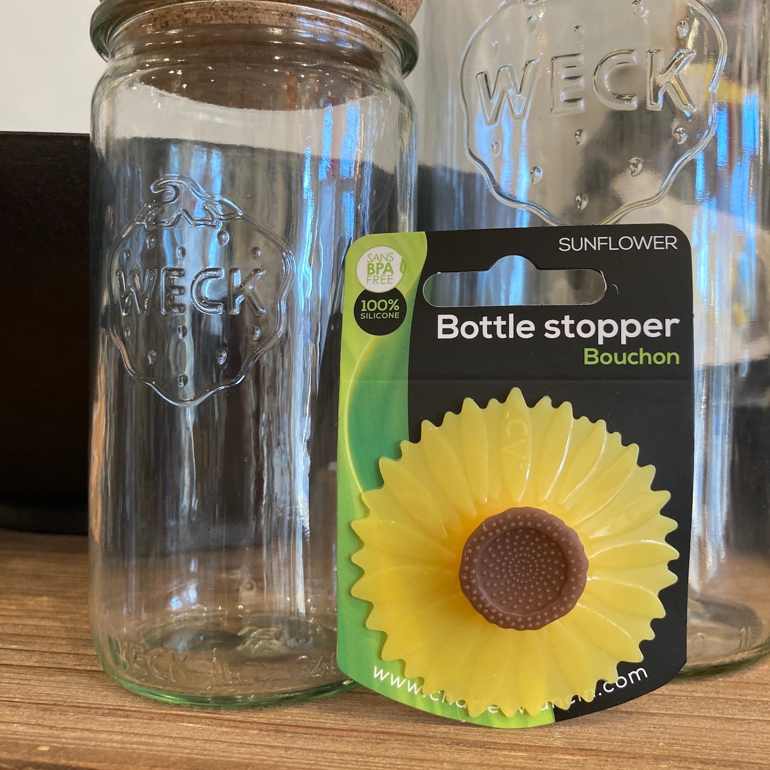 Sunflower Silicone Bottle Stopper