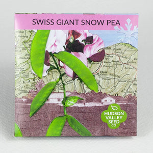 Swiss Giant Snow Pea Art Pack Seeds