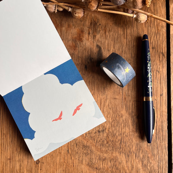 Taku Bannai Memo Block Pad - Bird