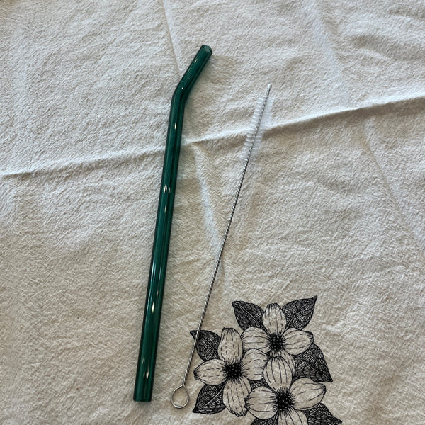 Glass Straw | 9" Bent