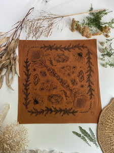 Herbalist Bandana + Alter Cloth | Herbs of Protection