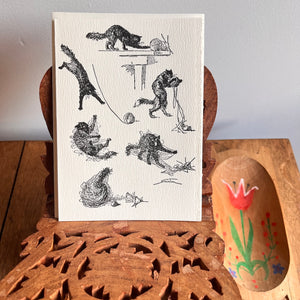 The Ball of Yarn | Letterpress Greeting Card