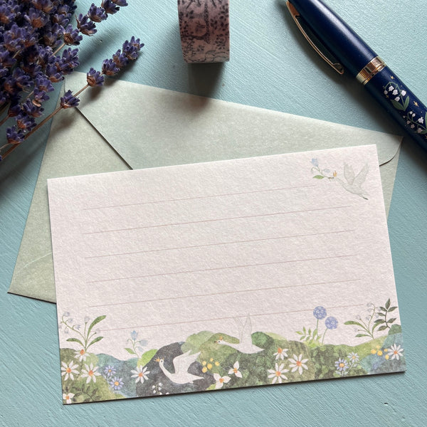 Fable | The Six Swans Mini Letter Writing Set
