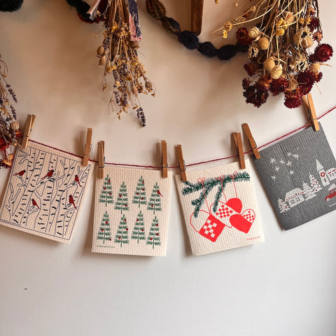 Holiday Collection | Swedish Dishcloth