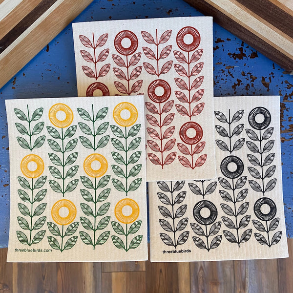 Sunflowers | Swedish Dishcloth