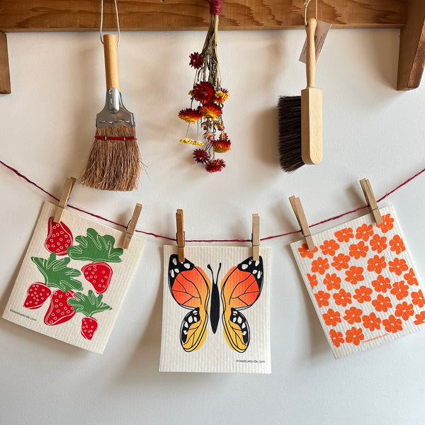 Reds & Oranges Collection | Swedish Dishcloth