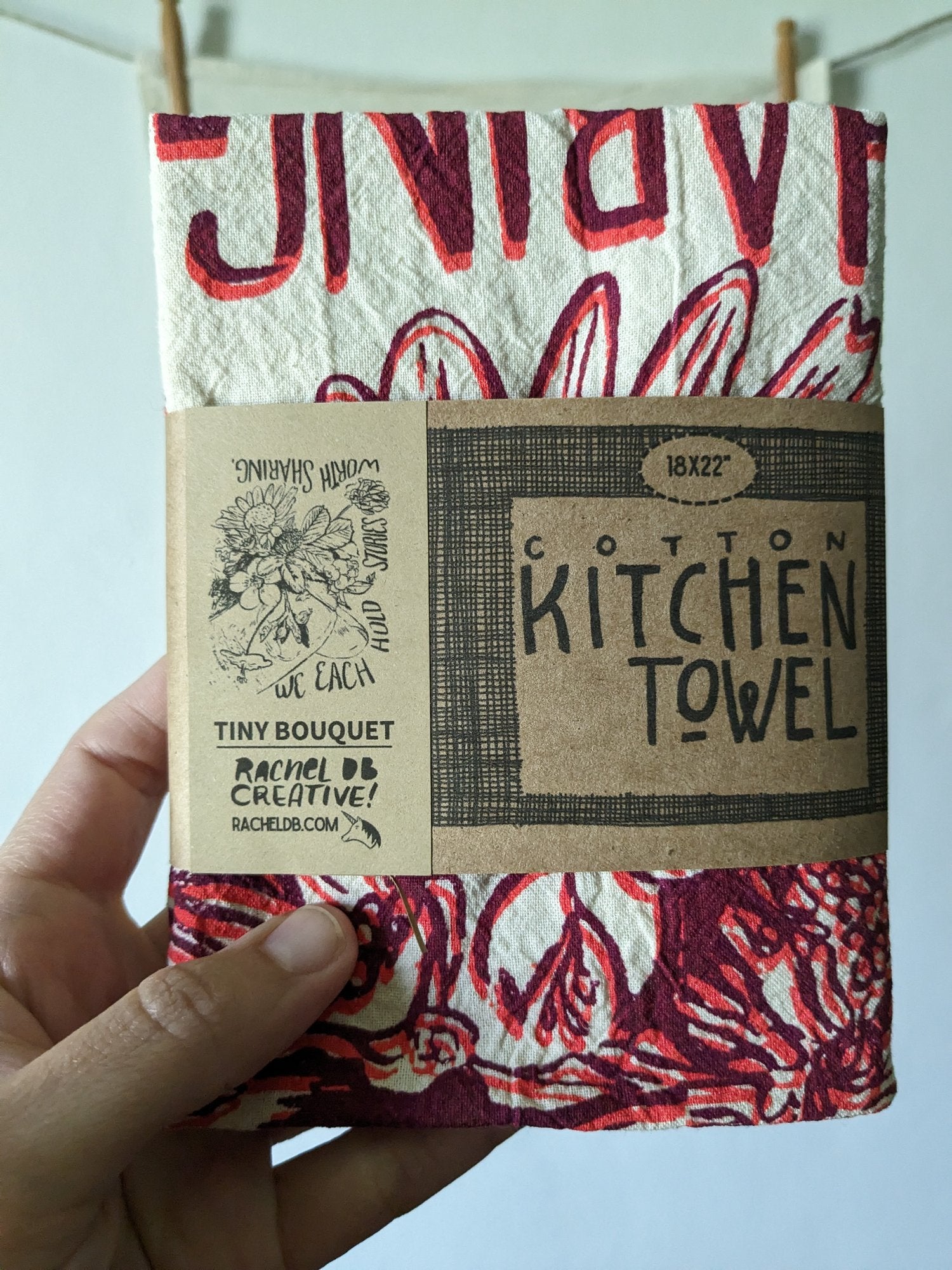Tiny Bouquet | Cotton Kitchen Towel