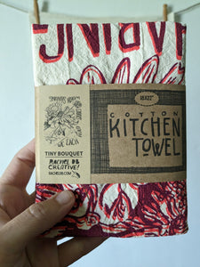 Tiny Bouquet | Cotton Kitchen Towel