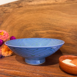 Translucent Blue | Hakusan Toki Hasami Ware Rice Bowl