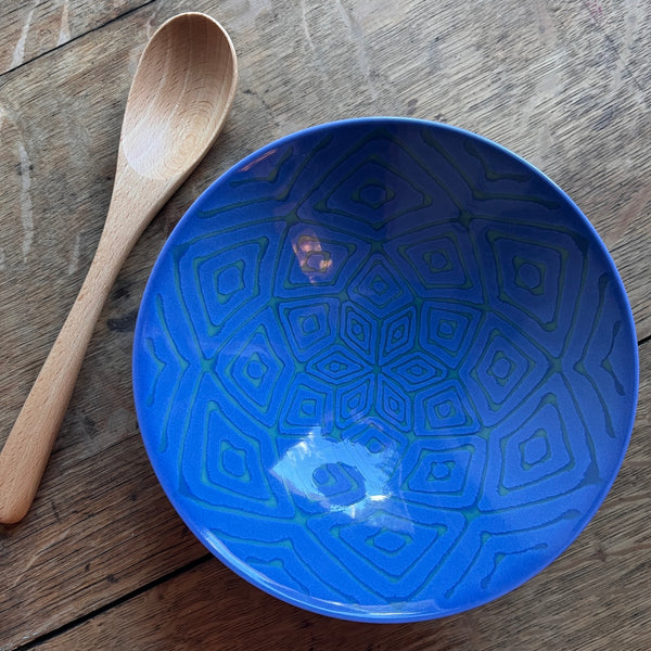 Translucent Blue | Hakusan Toki Hasami Ware Rice Bowl