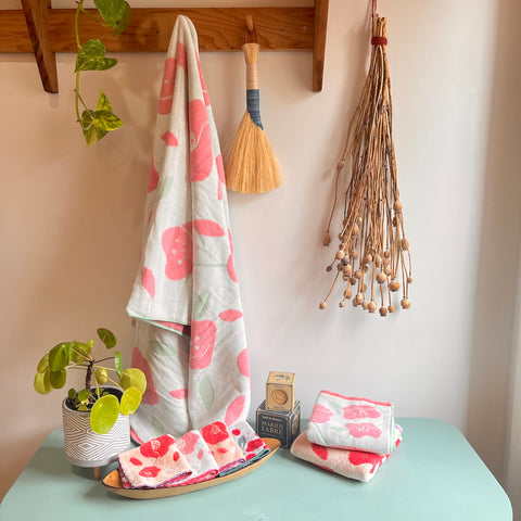 New! Tsubaki in Pink | Imabari Towel