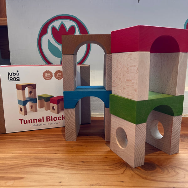 Fontana Medium Tunnel Blocks Set | Wooden Toys