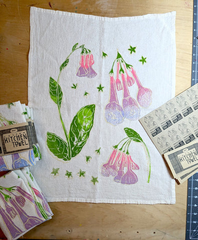 Virginia Bluebells | Kitchen Towel