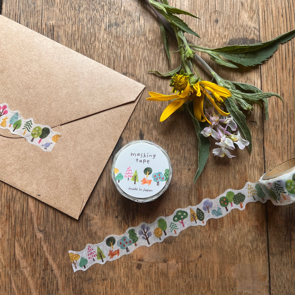 Mind Wave Die Cut Washi Tape - Vivid Forest