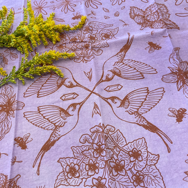 Herbalist Bandana + Altar Cloth | Spring Herbs