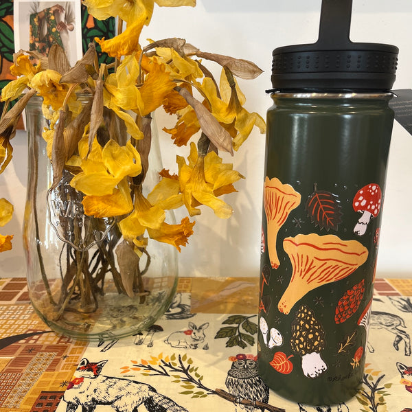 Forest Fungi Water Bottle | 20 oz.