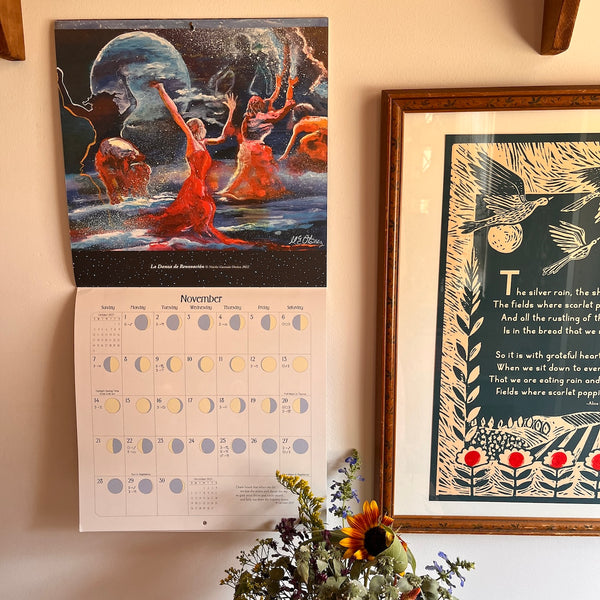 We'Moon on the Wall 2027 Astrological Moon Phase Calendar