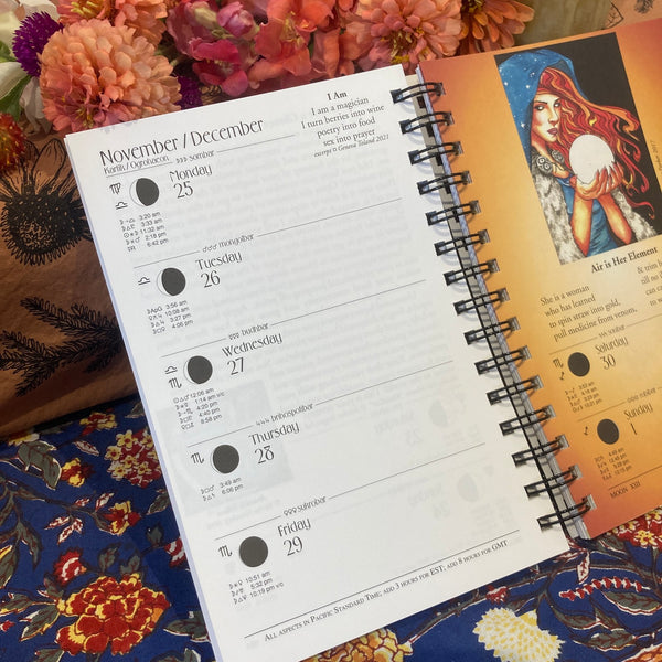 We'Moon 2024 Datebook | Gaia Rhythms for Womyn
