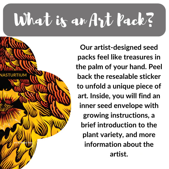 Radiant Radish Mix Art Pack Seeds