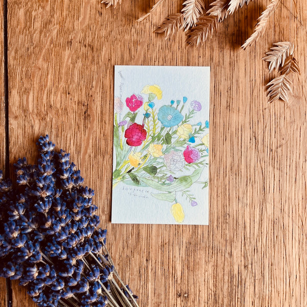 Message Cards | Flower Themed