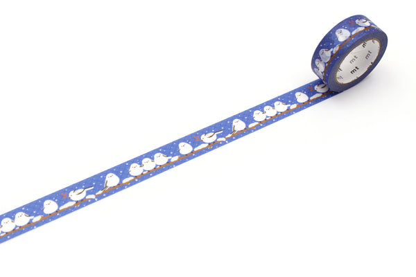 Winter Long-tailed Tit Bird EX Series | MT Washi Tape