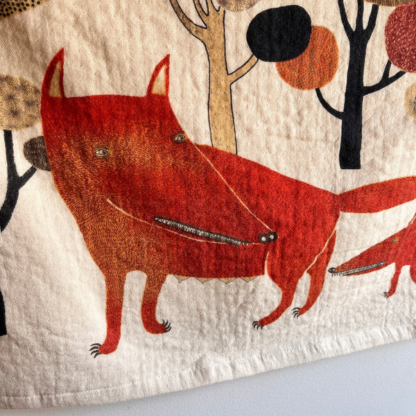 Wolf (Song of Teke Teke) Tea Towel | Imbari Towel