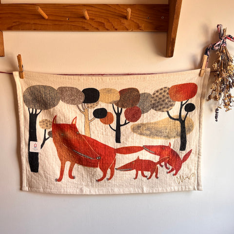 Wolf (Song of Teke Teke) Tea Towel | Imbari Towel