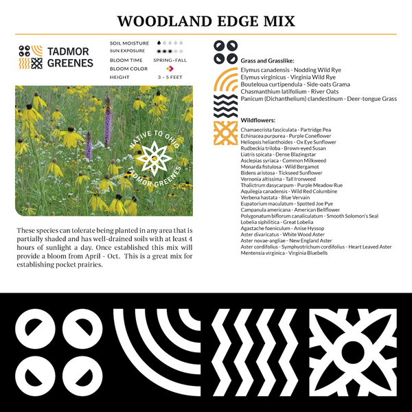 Native Plant Seed Mixes | 1/2 oz Packs
