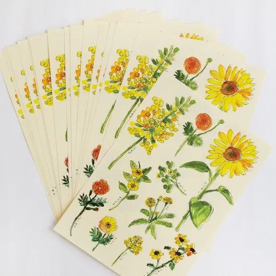 Yellow Flower | Letter Set