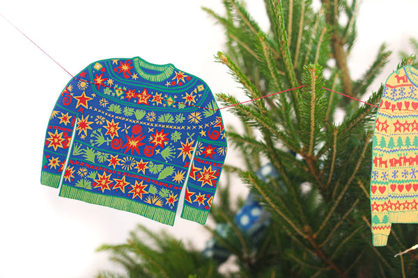 Christmas Jumpers Paper Garland
