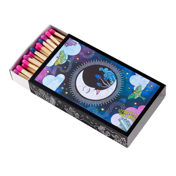 The Moon Deluxe Art Matchbox