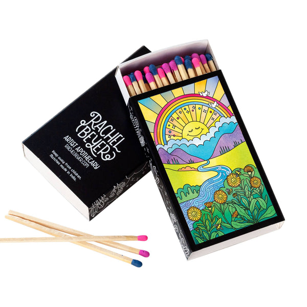 Joyful Calendula Deluxe Art Matchbox