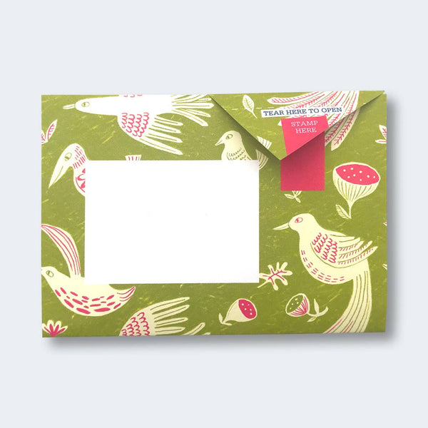 Fig & Feather Pigeons Folding Letter Pack
