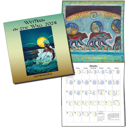 We'Moon on the Wall 2024 | Astrological Moon Phase Calendar