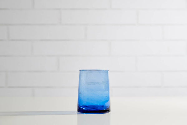 Moroccan Cone Glassware | Medium in Blue