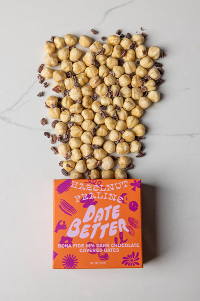 Hazelnut Praline | Chocolate Covered Dates