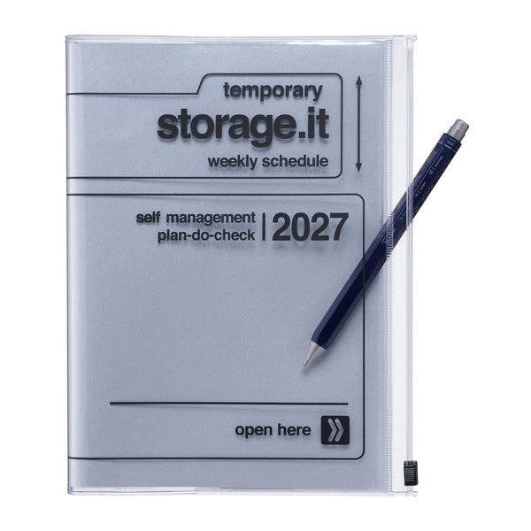 Tiger A5 Weekly Vertical Planner - Sep 2026–Dec 2027