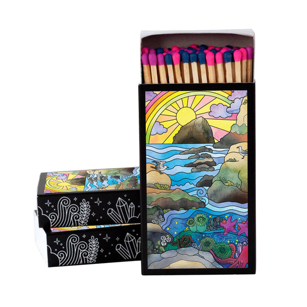 Haystack Rock Deluxe Art Matchbox
