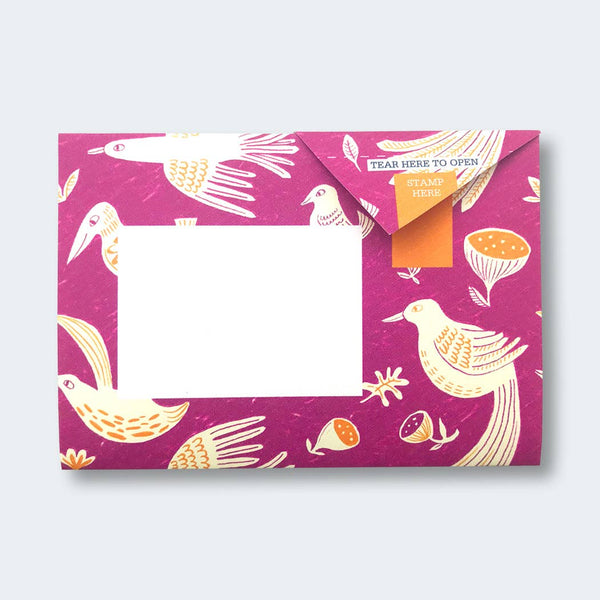 Fig & Feather Pigeons Folding Letter Pack