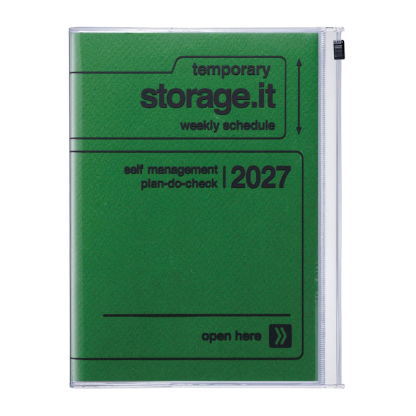 Tiger A5 Weekly Vertical Planner - Sep 2026–Dec 2027