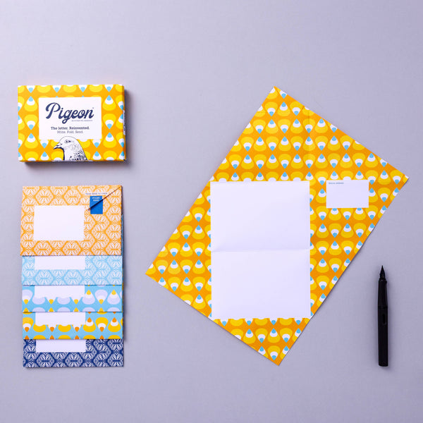 Pencil Pigeons Folding Letter pack