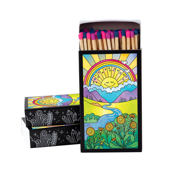 Joyful Calendula Deluxe Art Matchbox