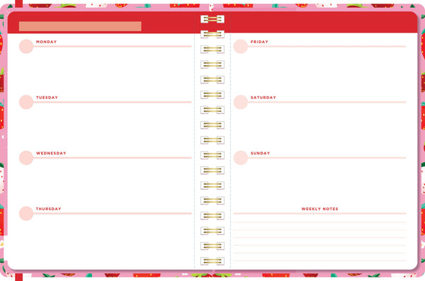 Berrylicious Hardcover Undated Planner