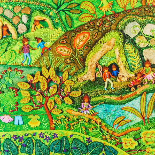Springtime in Mossy Glen Playsilk