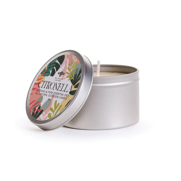 Citronella Candle Beeswax Blend – 6 oz Tin